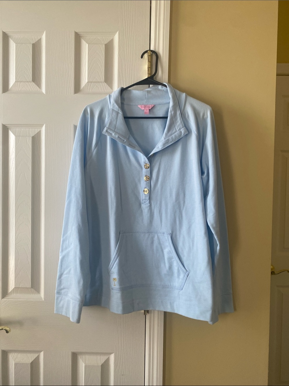 Lilly Pulitzer Light Blue Pullover Sweatshirt